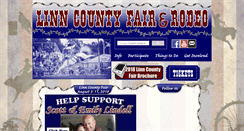 Desktop Screenshot of linncountyfair.org